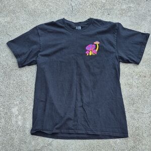 Alab Mushroom T Shirt Mens Medium Magic wizard Neon Graphics Pychedelic Sz M